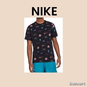 NIKE Men’s AOP Logo Printed T-Shirt Size XL